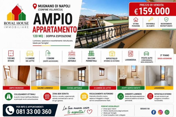 appartamento in vendita a Mugnano di Napoli