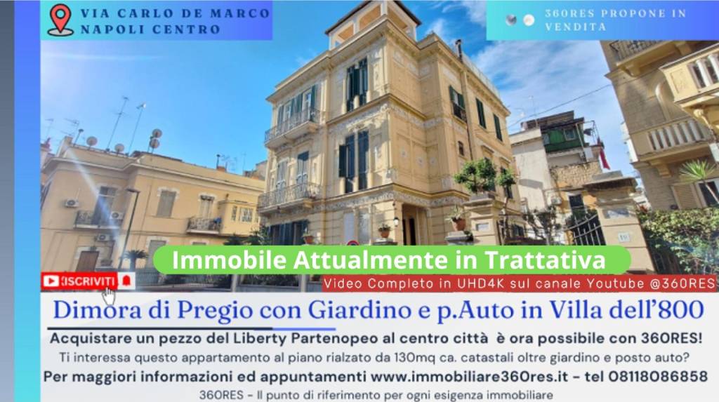 appartamento in vendita a Napoli in zona San Carlo all'Arena