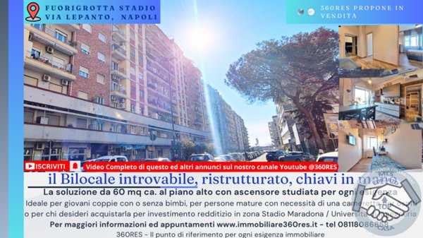 appartamento in vendita a Napoli in zona Fuorigrotta