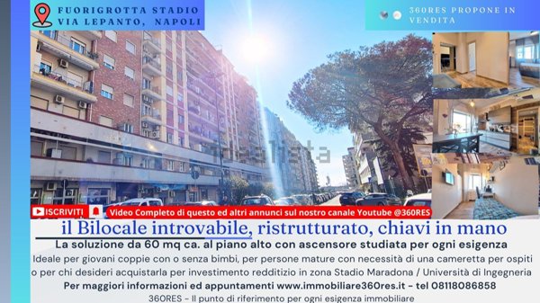 appartamento in vendita a Napoli in zona Fuorigrotta