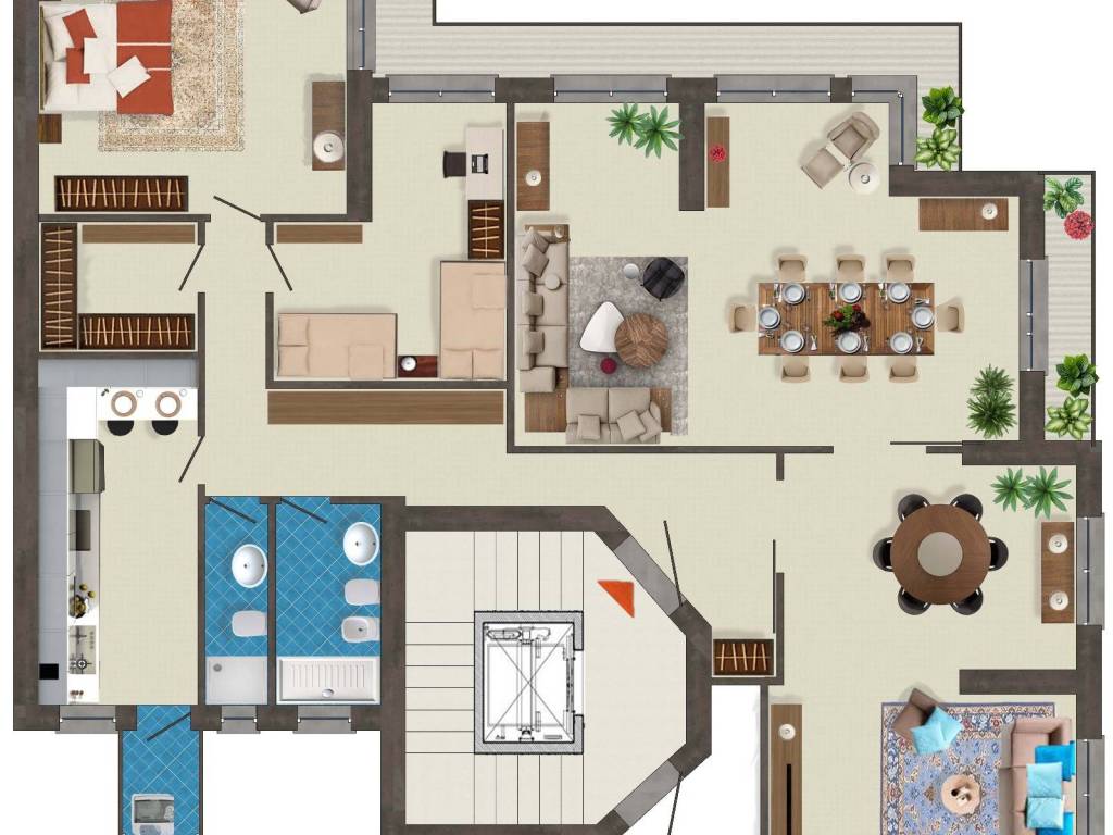 appartamento in vendita a Napoli in zona Chiaia