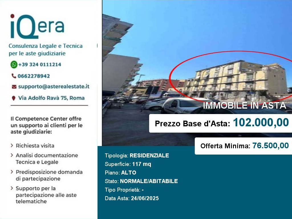 appartamento in vendita a Napoli in zona San Giovanni a Teduccio