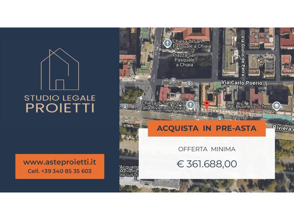 appartamento in vendita a Napoli in zona Chiaia