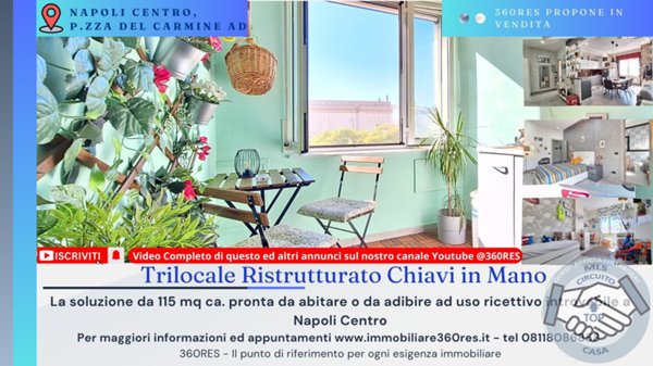 appartamento in vendita a Napoli in zona Porto