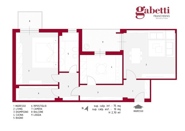 appartamento in vendita a Napoli in zona Fuorigrotta