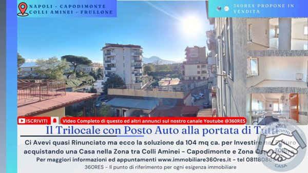 appartamento in vendita a Napoli in zona Capodimonte / Colli Aminei