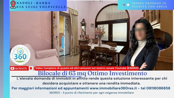 appartamento in vendita a Napoli in zona Barra