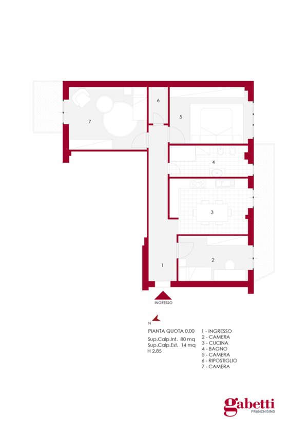 appartamento in vendita a Napoli in zona Bagnoli