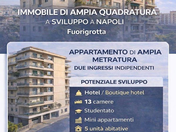 appartamento in vendita a Napoli in zona Fuorigrotta