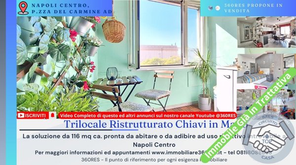 appartamento in vendita a Napoli in zona Mercato