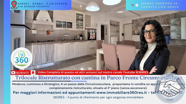 appartamento in vendita a Napoli in zona Barra