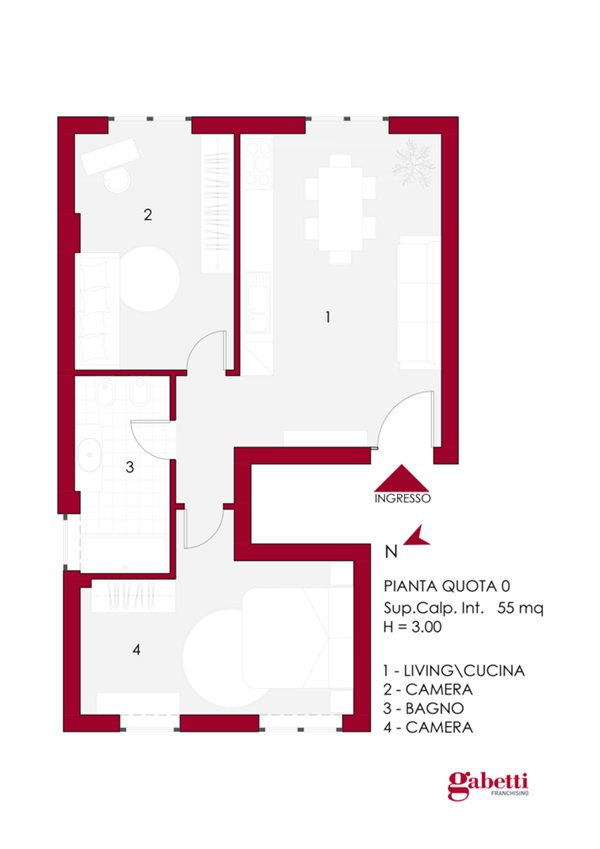 appartamento in vendita a Napoli in zona Fuorigrotta