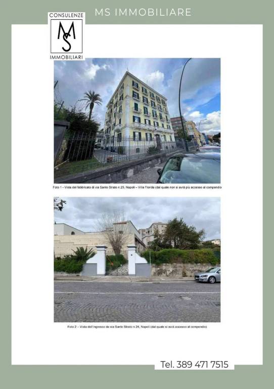 intera palazzina in vendita a Napoli in zona Posillipo