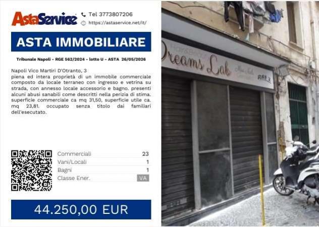 negozio in vendita a Napoli
