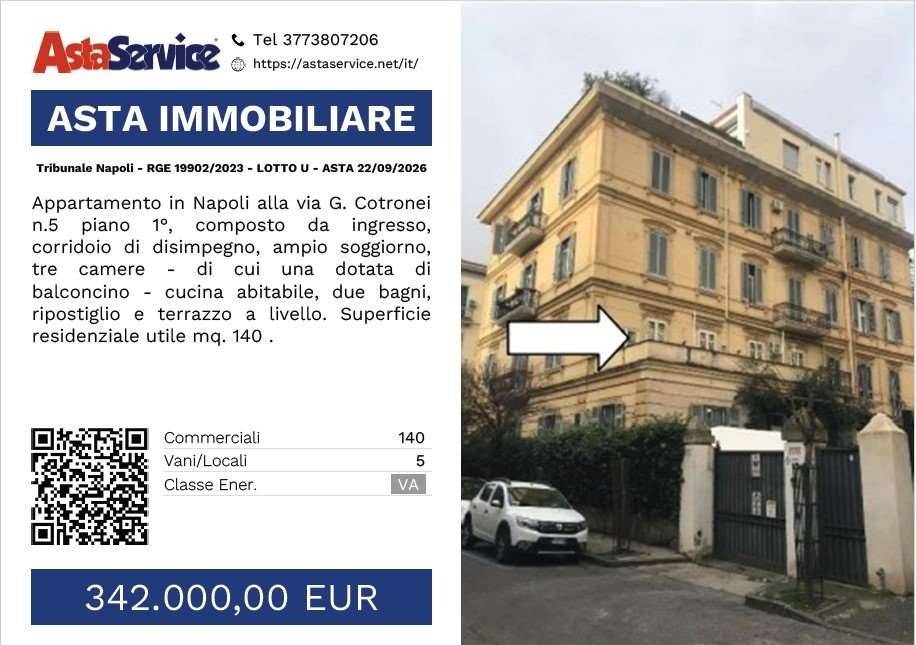 appartamento in vendita a Napoli in zona Vomero