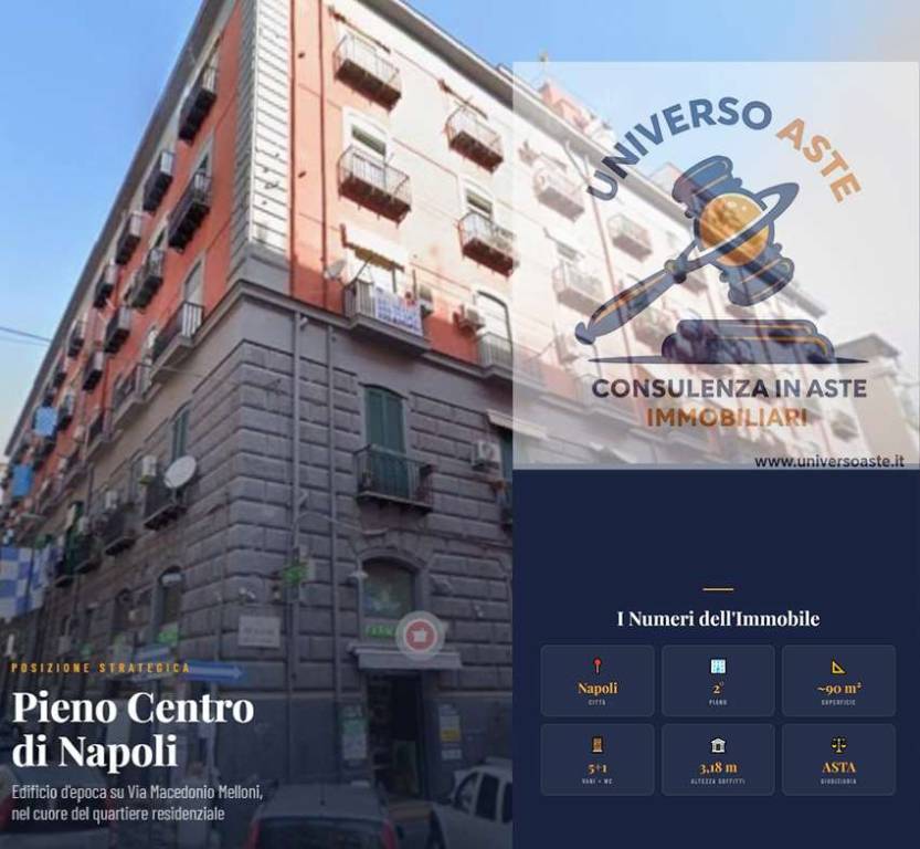appartamento in vendita a Napoli in zona San Carlo all'Arena