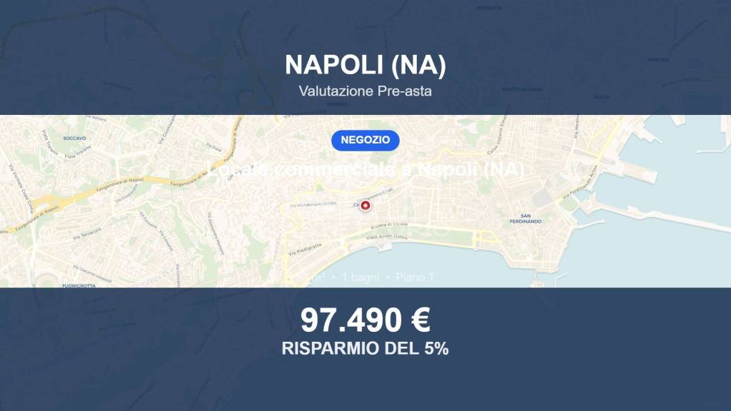 negozio in vendita a Napoli in zona Bagnoli