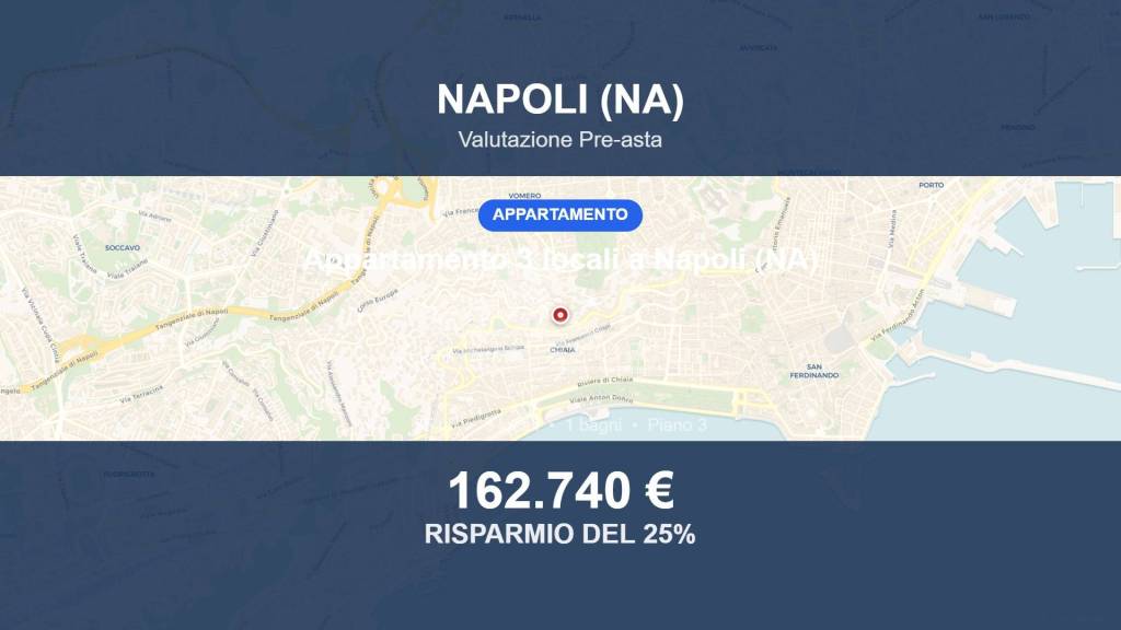 appartamento in vendita a Napoli in zona Bagnoli