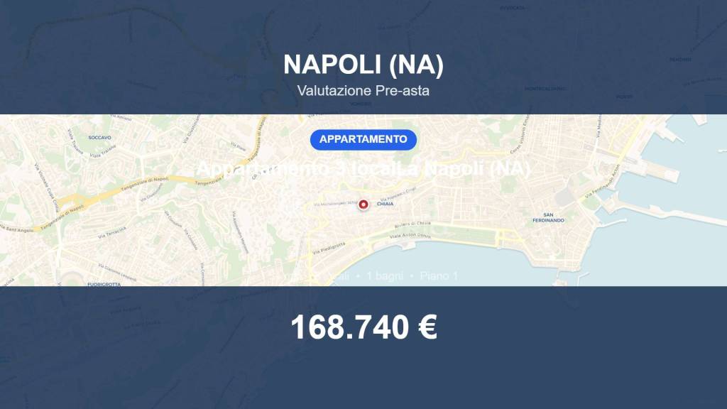 appartamento in vendita a Napoli in zona Bagnoli