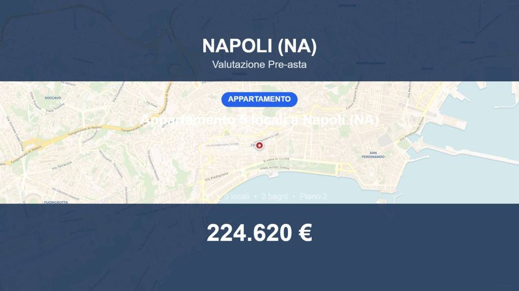 appartamento in vendita a Napoli in zona Bagnoli