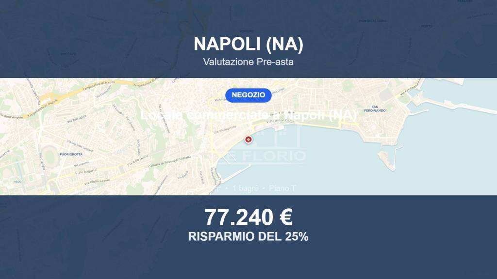 negozio in vendita a Napoli in zona Bagnoli