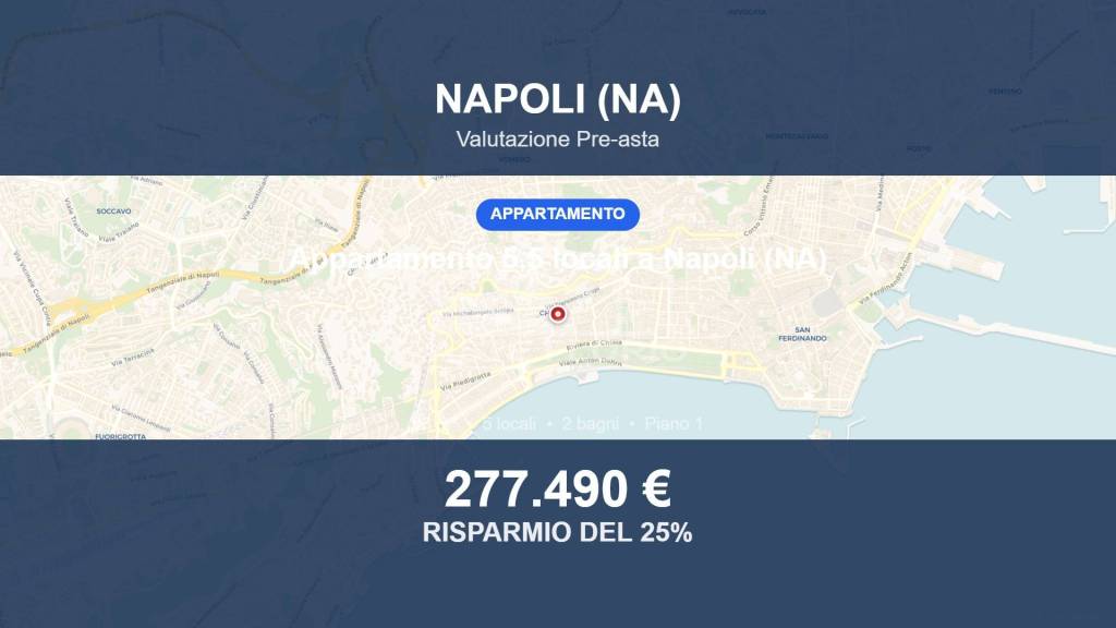 appartamento in vendita a Napoli in zona Bagnoli
