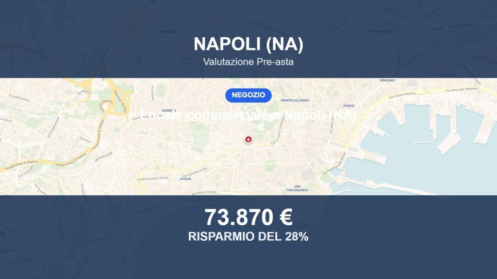 negozio in vendita a Napoli in zona Bagnoli