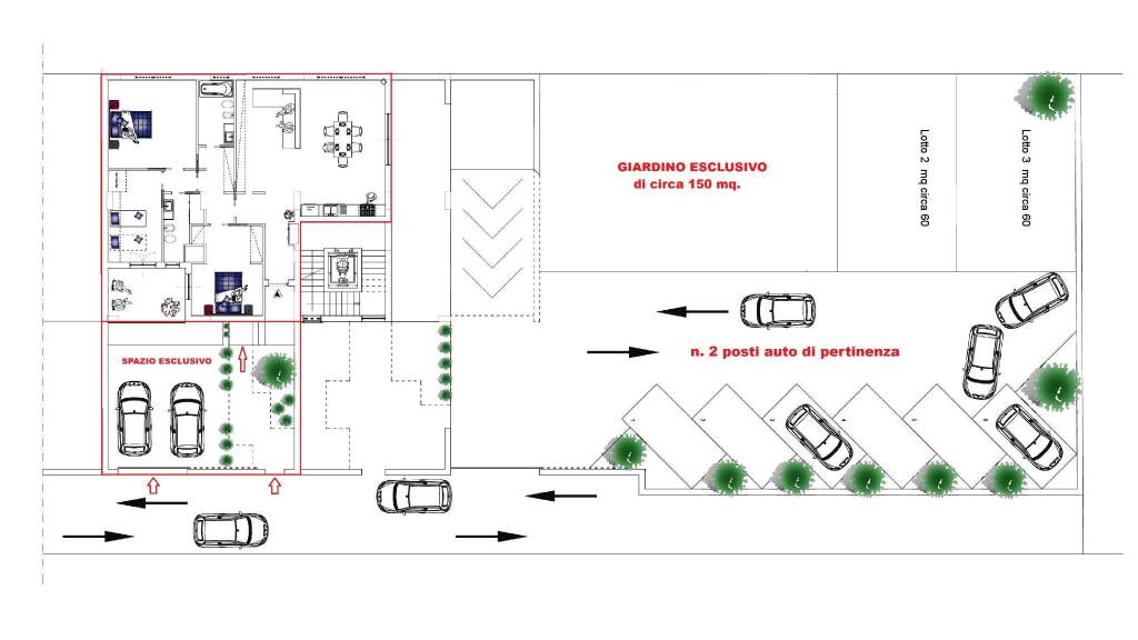 appartamento in vendita a Palma Campania