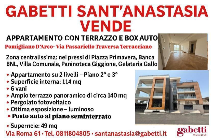 appartamento in vendita a Pomigliano d'Arco