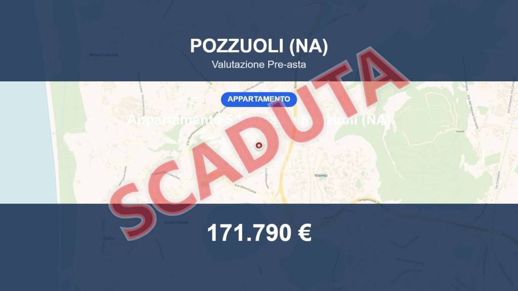 appartamento in vendita a Pozzuoli in zona Toiano