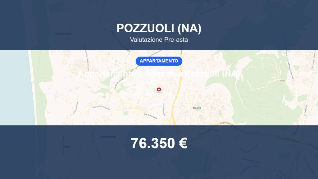 appartamento in vendita a Pozzuoli in zona Toiano
