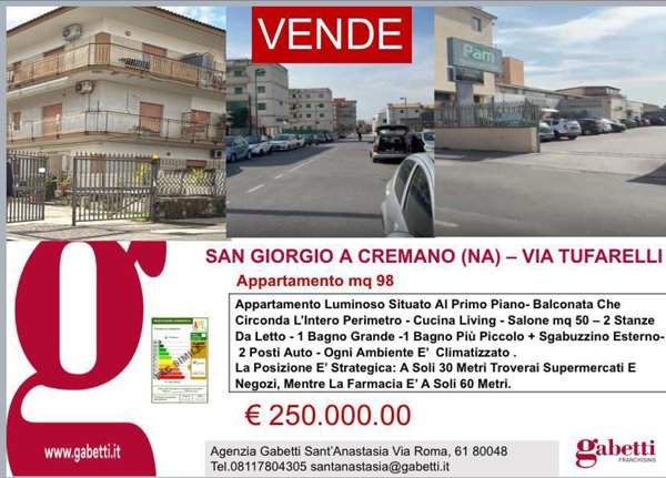 appartamento in vendita a San Giorgio a Cremano