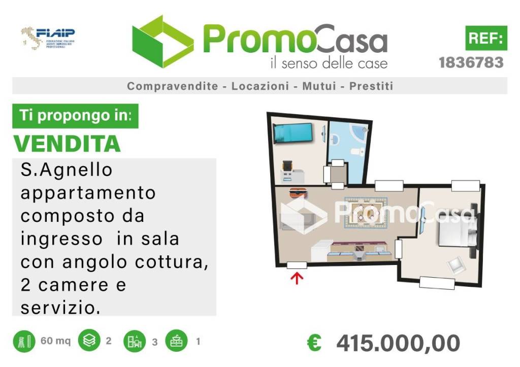 appartamento in vendita a Sant'Agnello