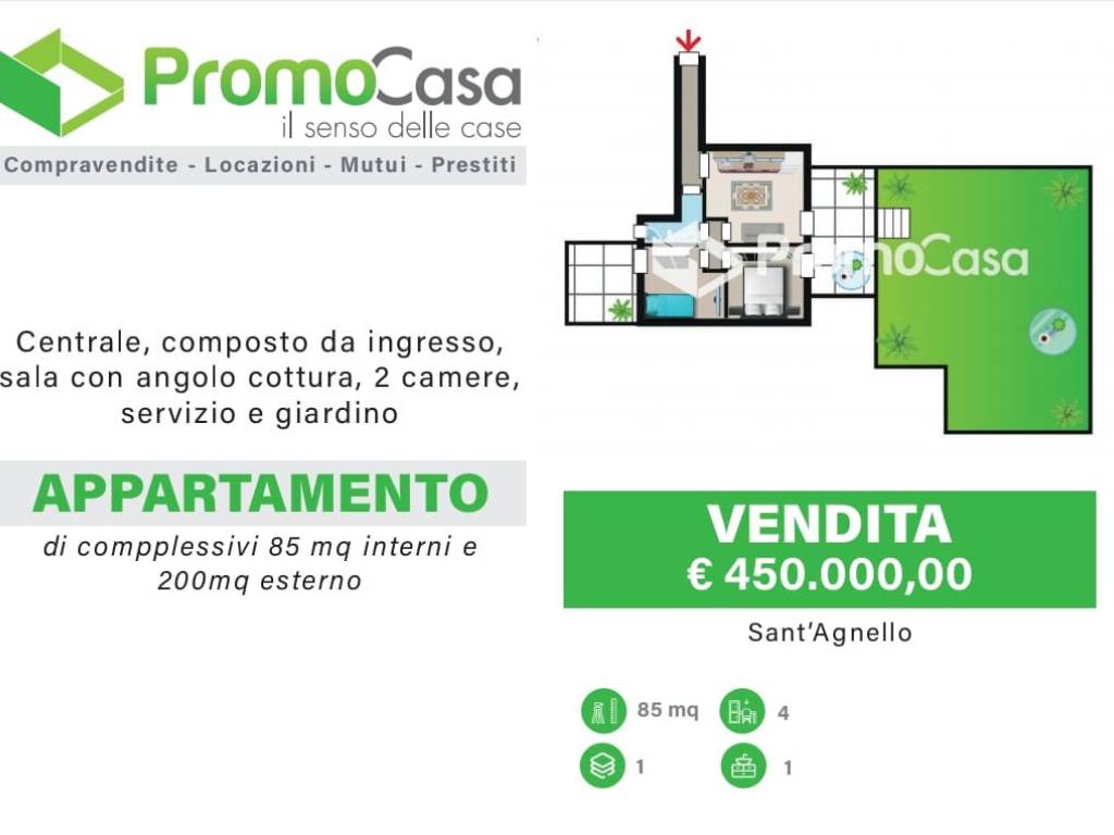 appartamento in vendita a Sant'Agnello