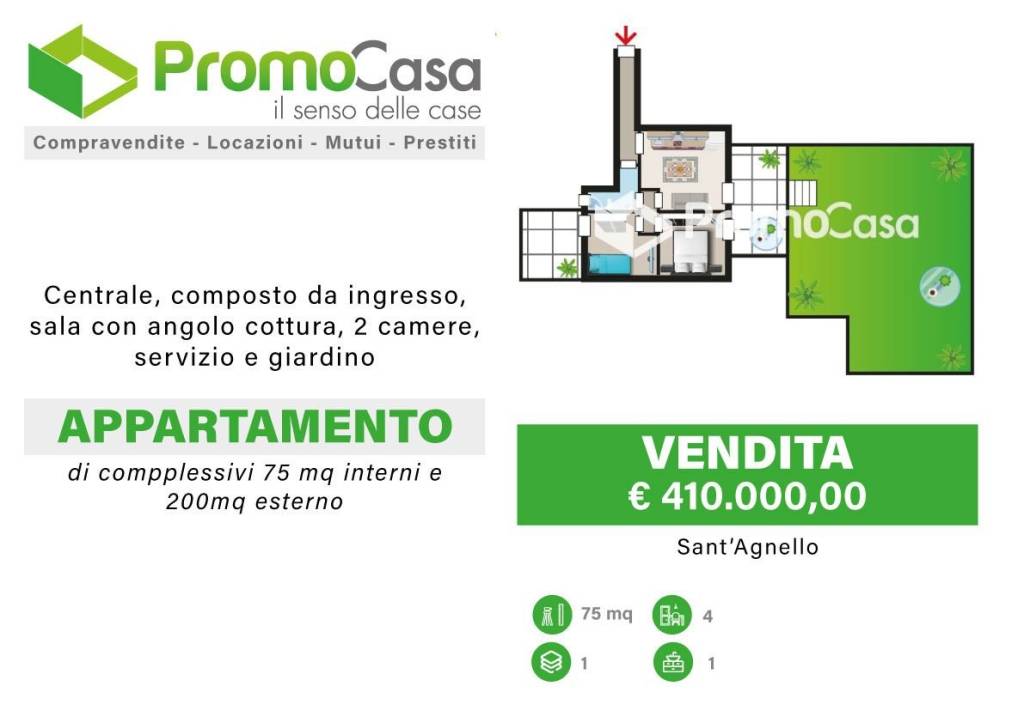 appartamento in vendita a Sant'Agnello
