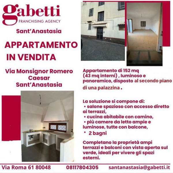 appartamento in vendita a Sant'Anastasia