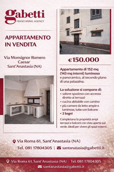 appartamento in vendita a Sant'Anastasia