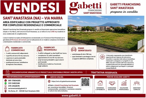 terreno edificabile in vendita a Sant'Anastasia