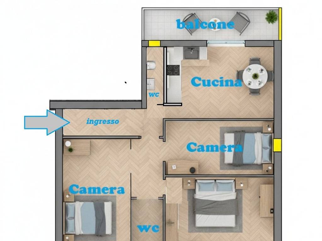 appartamento in vendita a Sant'Antimo