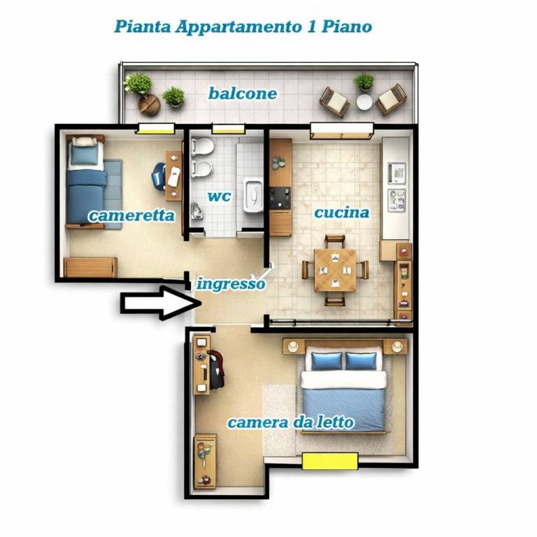 appartamento in vendita a Sant'Antimo