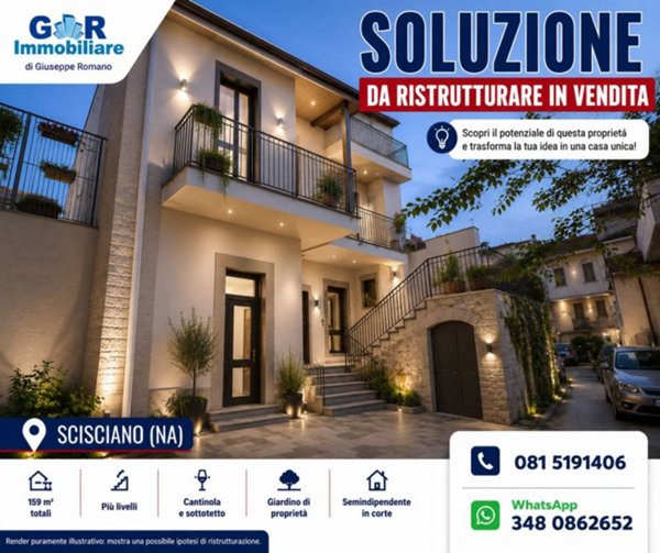 casa indipendente in vendita a Scisciano in zona Frocia
