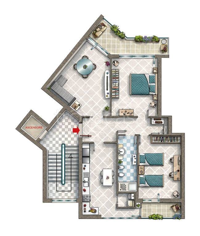 appartamento in vendita a Sorrento