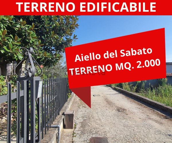 terreno edificabile in vendita ad Aiello del Sabato