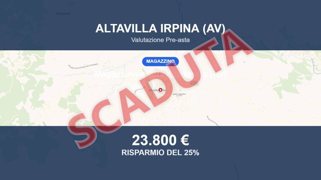 locale commerciale in vendita ad Altavilla Irpina
