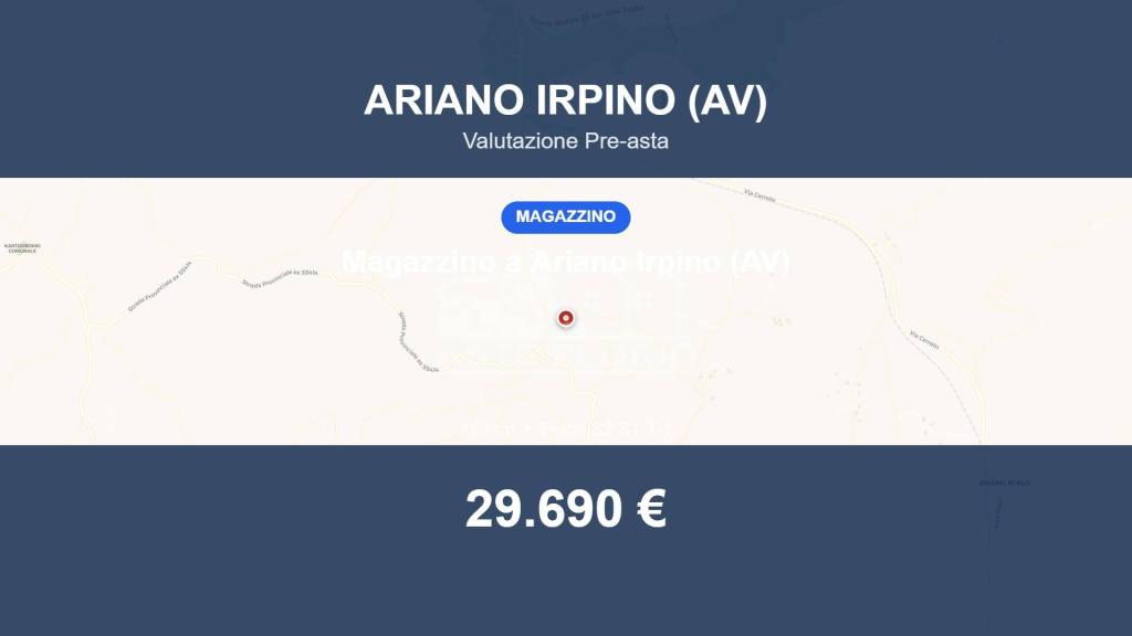 locale commerciale in vendita ad Ariano Irpino