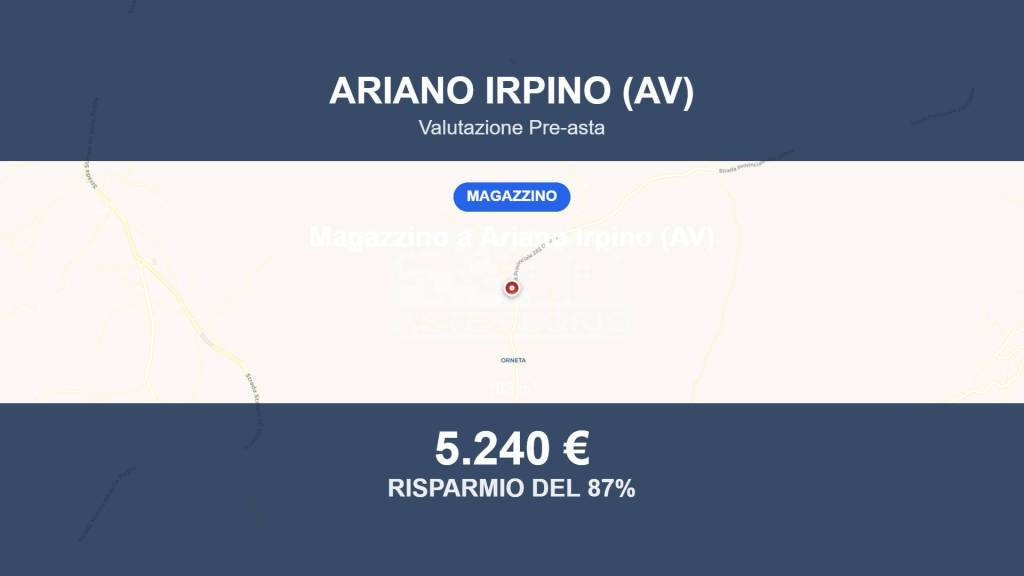 locale commerciale in vendita ad Ariano Irpino in zona Orneta