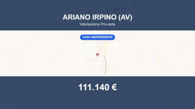 casa indipendente in vendita ad Ariano Irpino