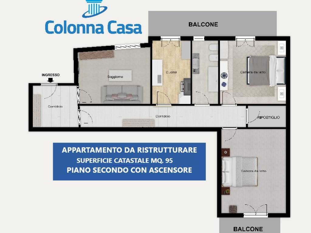 appartamento in vendita ad Avellino