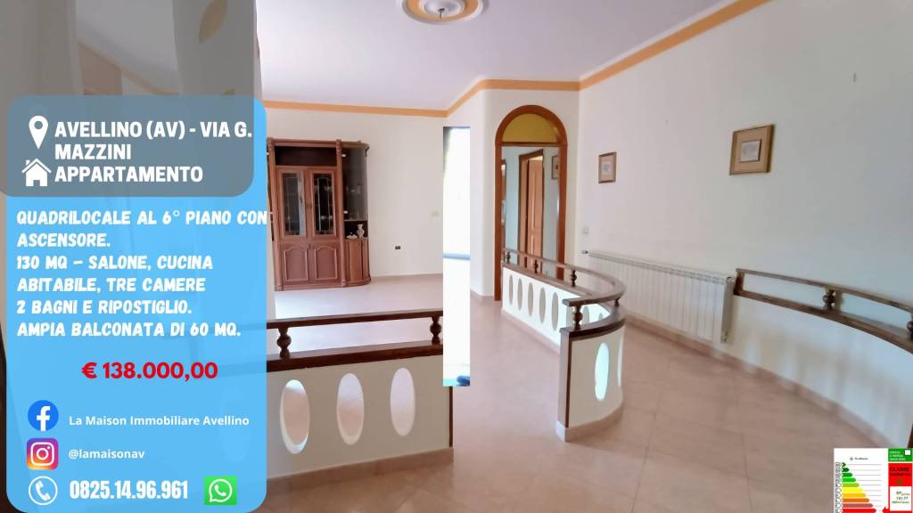 appartamento in vendita ad Avellino