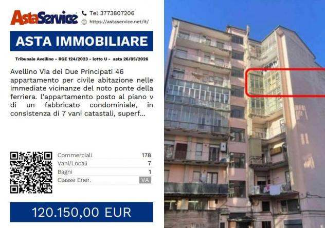 appartamento in vendita ad Avellino
